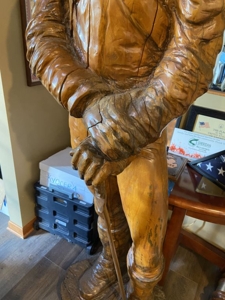 War of 1812 Soldier Wood Carving- 8 Feet Tall! featured photo 5