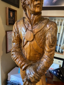 War of 1812 Soldier Wood Carving- 8 Feet Tall! featured photo 6