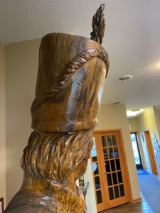 War of 1812 Soldier Wood Carving- 8 Feet Tall! featured photo 10